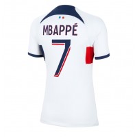 Paris Saint-Germain Kylian Mbappe #7 Udebanetrøje Dame 2023-24 Kortærmet